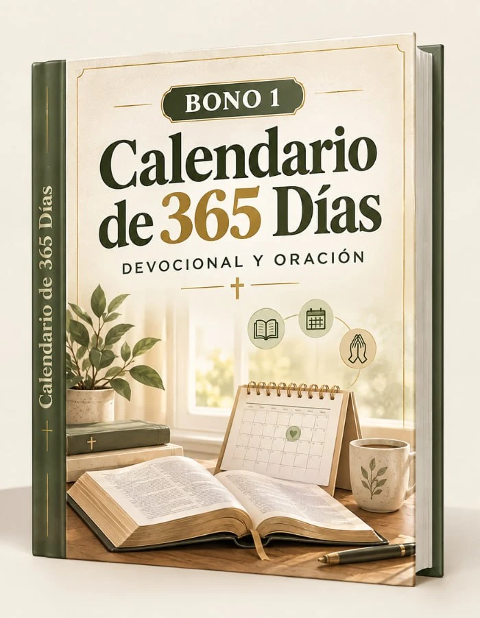 Calendario devocional apaisado de 365 días